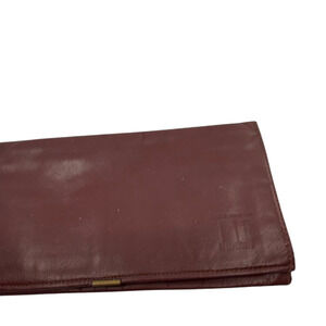 Dunhill Burgundy Leather Wallet